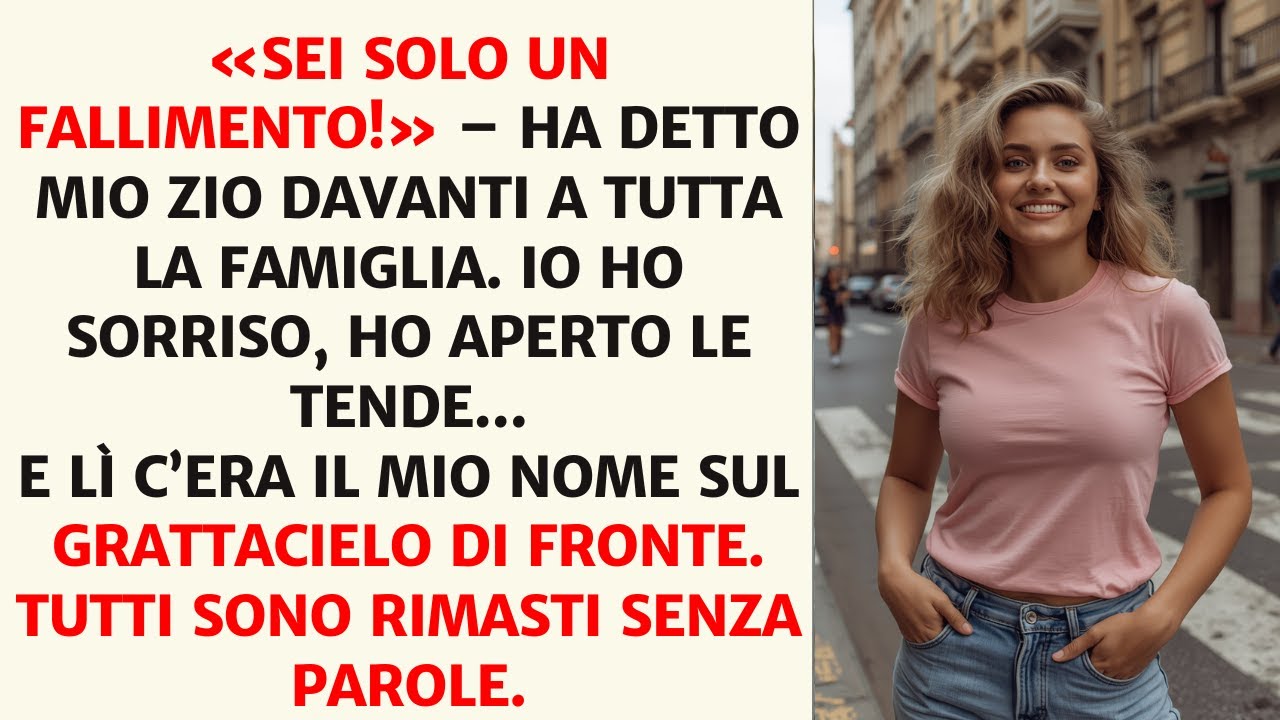 Alla Riunione Di Famiglia Mi Hanno Chiamata “Un Fallimento”…Poi Hanno Visto Il Mio Nome Sul Palazzo.