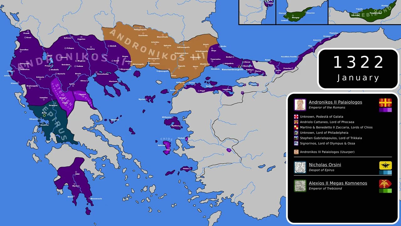 The Reign of Andronikos II Palaiologos: Every Month