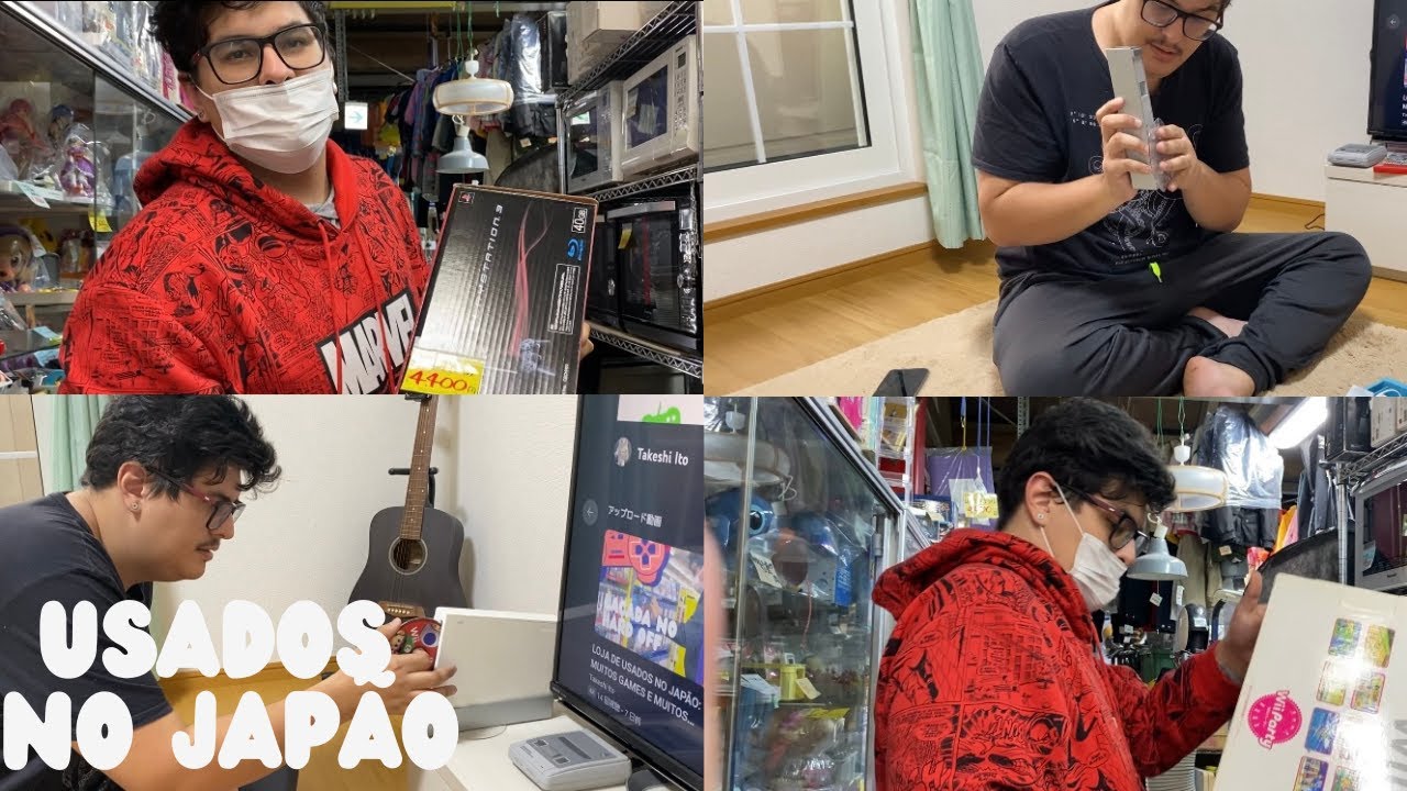 Comprando Nintendo Wii no Japão- conhecendo uma nova loja de usados + saga do forno