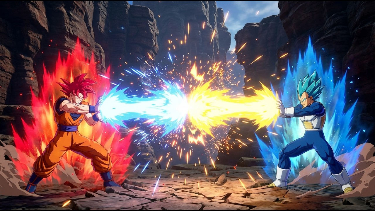 Goku vs Vegeta: EPIC Vegeta Combos - Dragon Ball FighterZ [No Commentary 4K]
