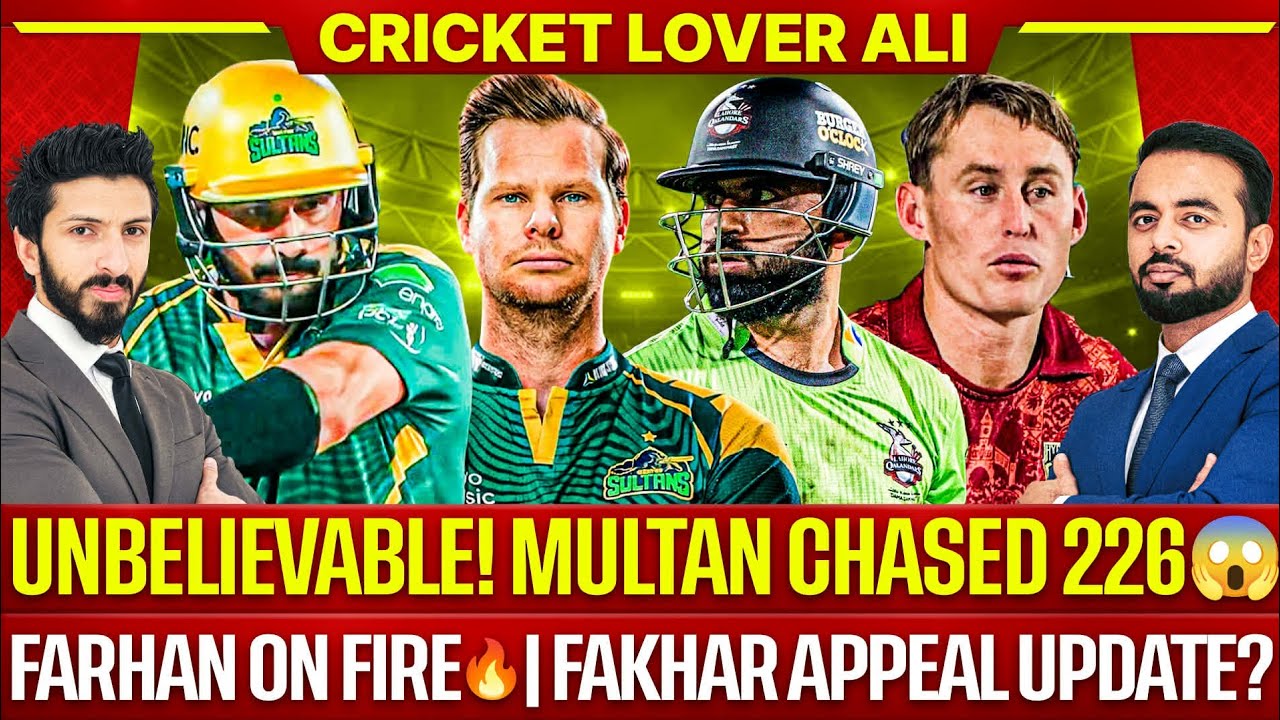 Ops! Multan Chased 226 😱| Farhan & Smith on Fire🔥| Hyd Clueless | Fakhar Appeal