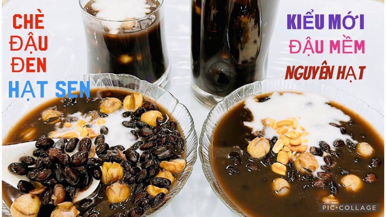 Chè Đậu Đen Hạt Sen nấu theo cách dì bán chè lâu năm chia sẻ nói bí quyết nhỏ để nấu hạt đậu ko nát