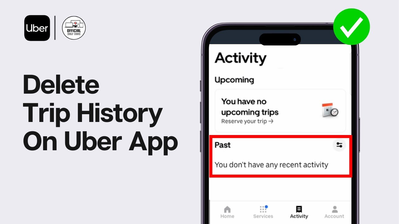 How to Delete Trip History on Uber App (2026) - Easy Fix