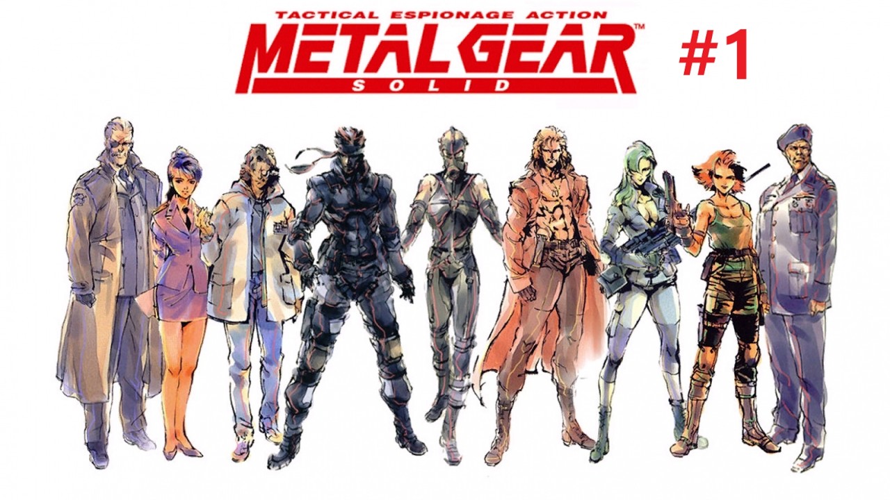 Легендарная игра Metal Gear Solid. Играю впервые. База. Комплекс зданий 1. Босс Оцелот. Стрим #1.