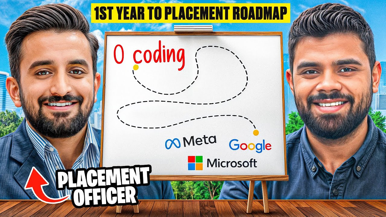 1st Year to 4th Year Roadmap with College Placement Officer | How to Crack Best Offers