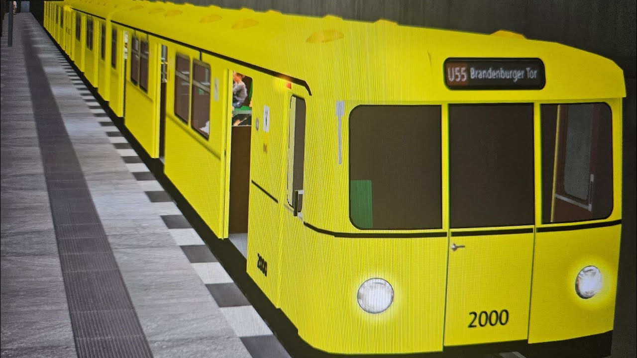 TRS2009I U-Bahn Sim Berlin: Mit der Dora auf der Kanzlerbahn ( U55 ) unterwegs. ( Gameplay #1 )