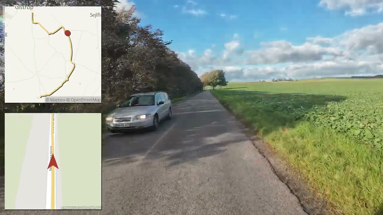 Linje 36 fra Fjellerad mod gistrup uden turen igennem Gistrup