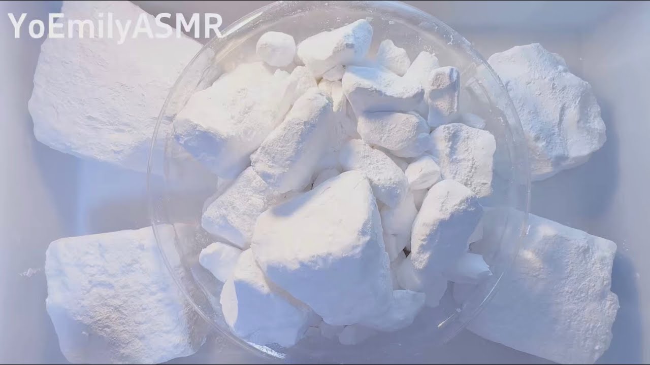 Jumbos and Little Chunks including sifting ASMR | Gymchalk | oddlysatisfying