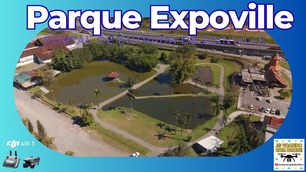 JOINVILLE te recebe de braços abertos com o PARQUE EXPOVILLE - tem moinho, restaurante, lago e mais!