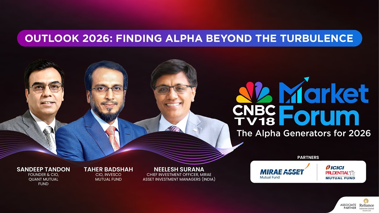 CNBC TV18 Market Forum LIVE | Outlook 2026: Finding Alpha Beyond The Turbulence | Alpha Generators