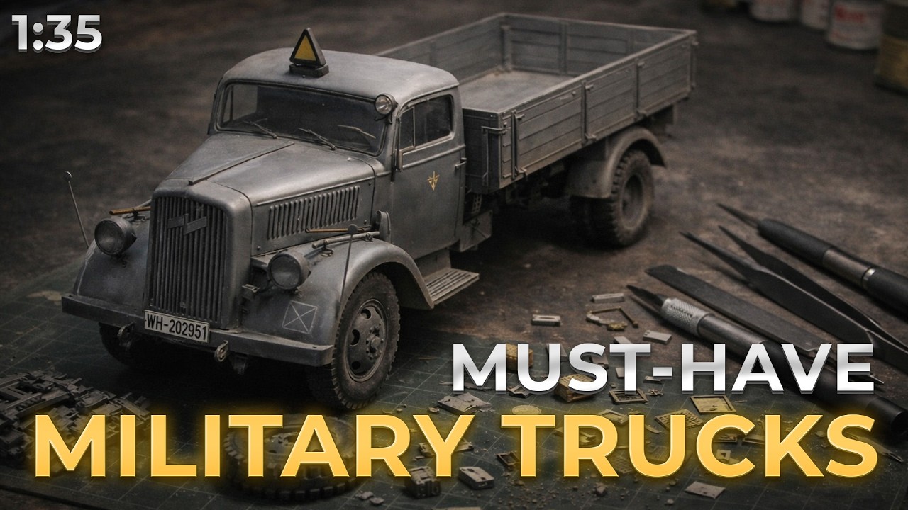 10 Must-Have Military Trucks in 1:35 Scale