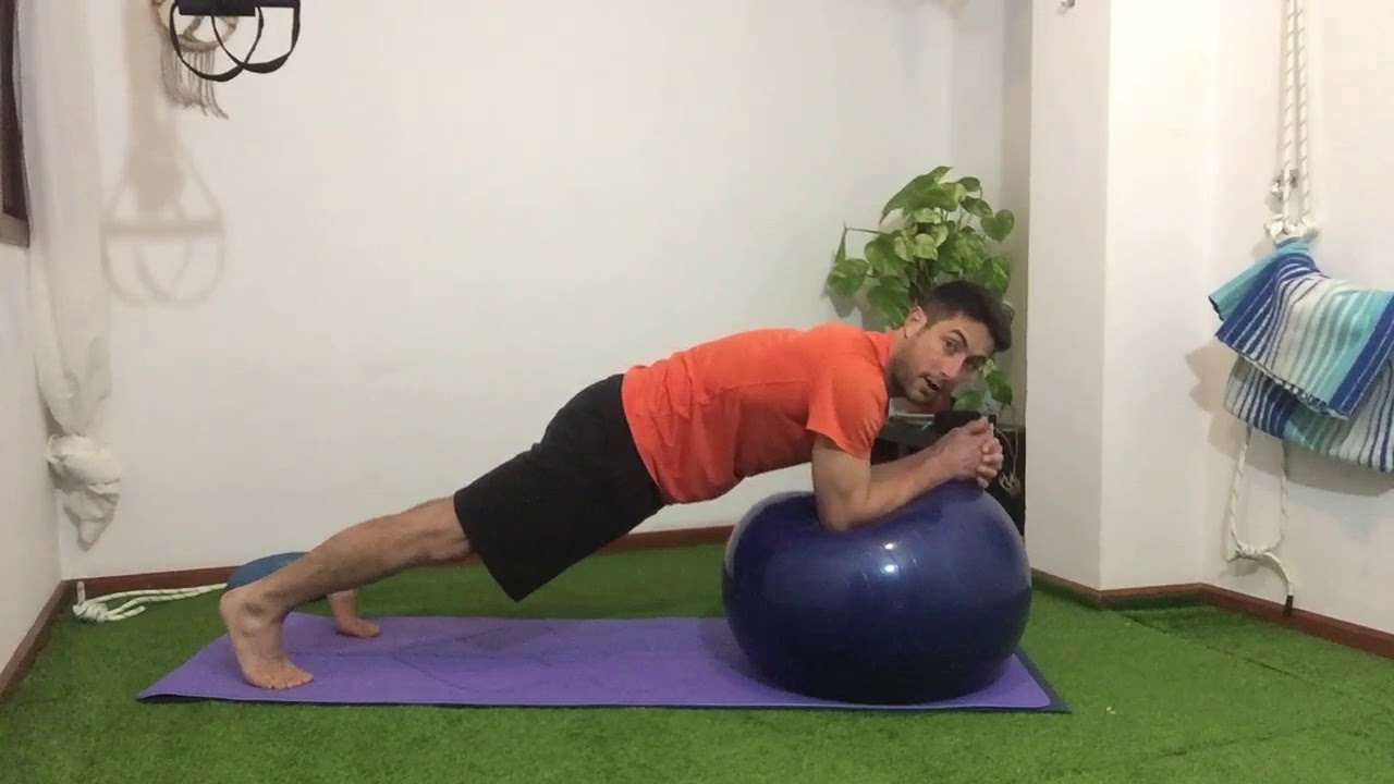 Sw Ball Roll out Plank