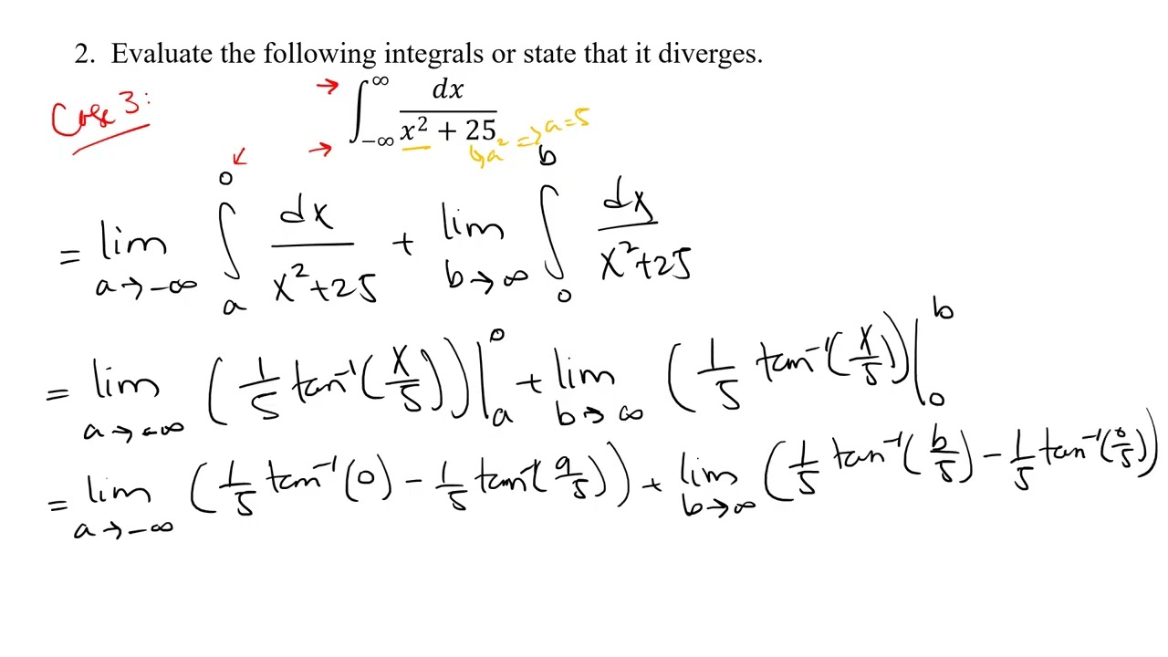 Section 8.9 (Part 1) - Improper Integrals