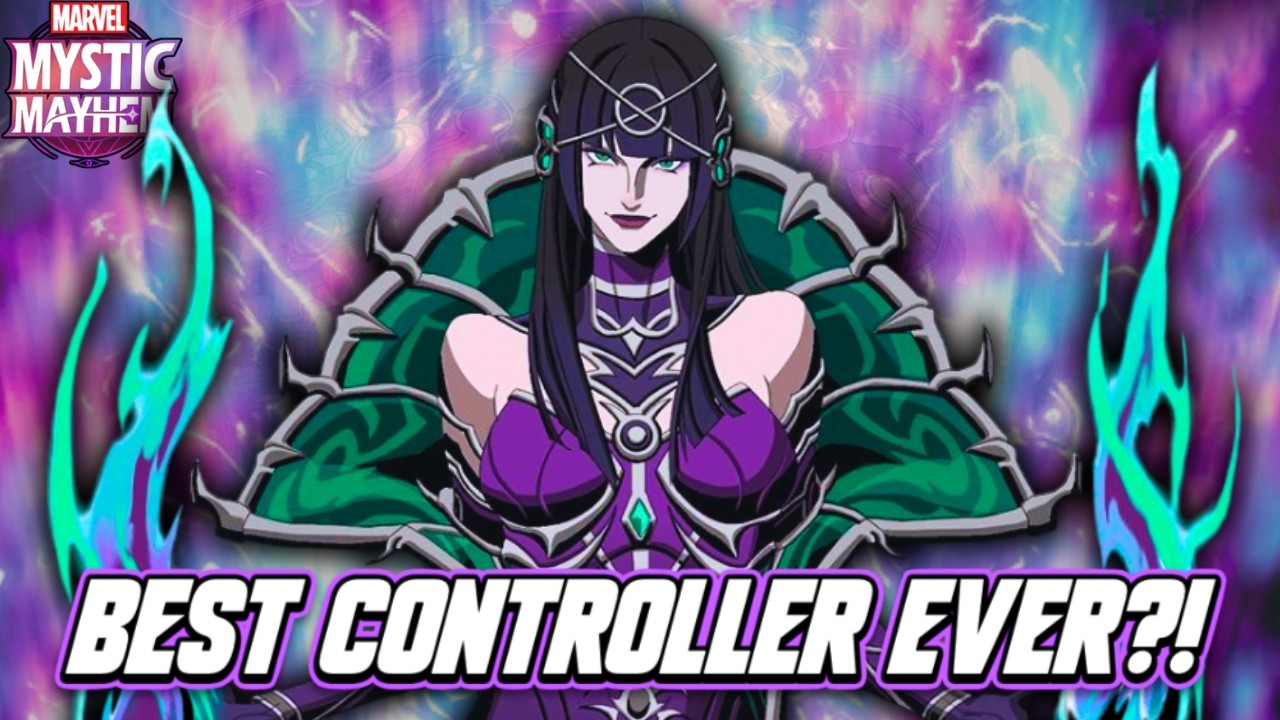 [Marvel Mystic Mayhem] MORGAN LE FAY MIGHT BE THE BEST CONTROLLER CHARACTER EVER!!