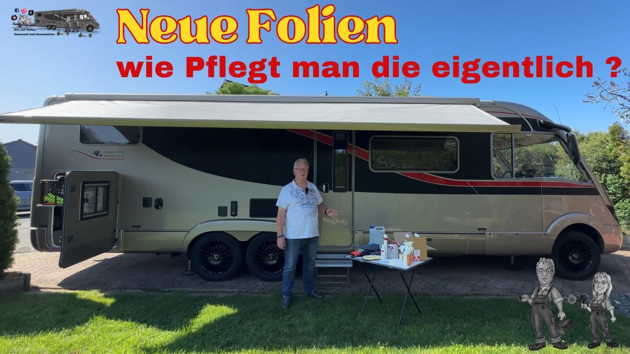 Tips vom Profi:  So pflegt man Folierungen an Wohnmobilen richtig und sie halten 
