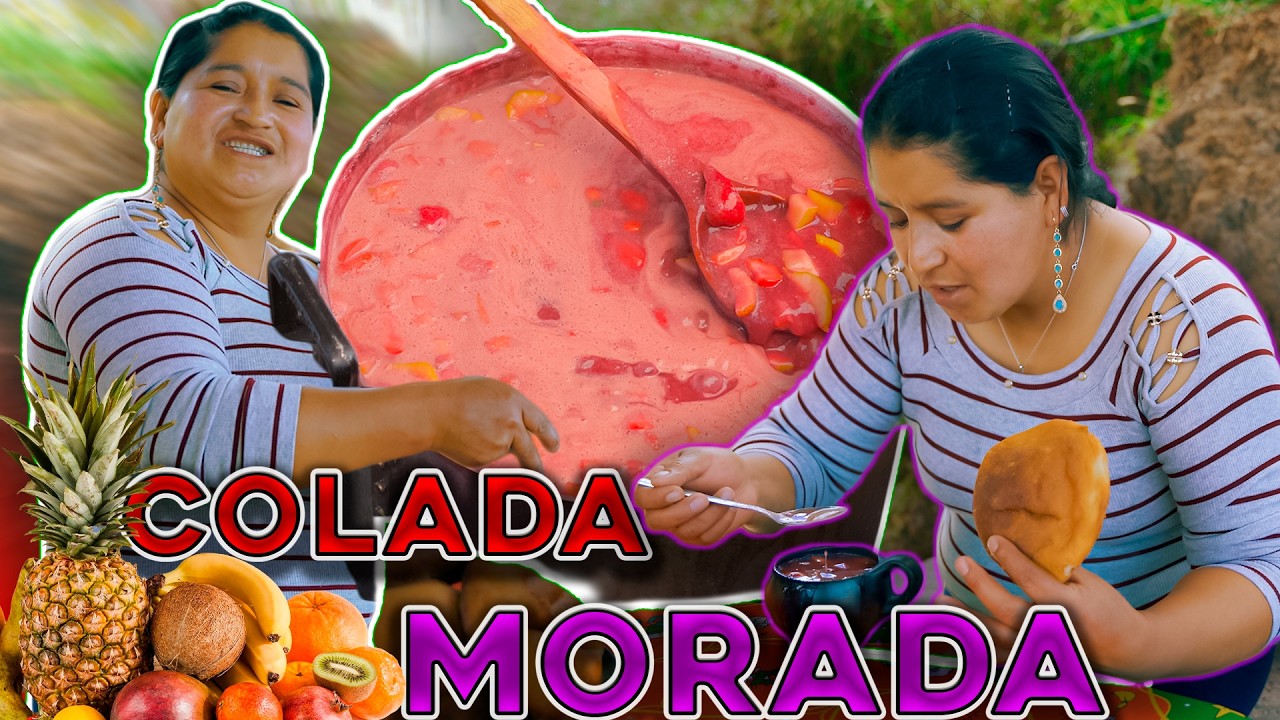 Prepar&eacute; la mejor colada morada por el d&iacute;a de los difuntos, no se imaginan con quienes compart&iacute;