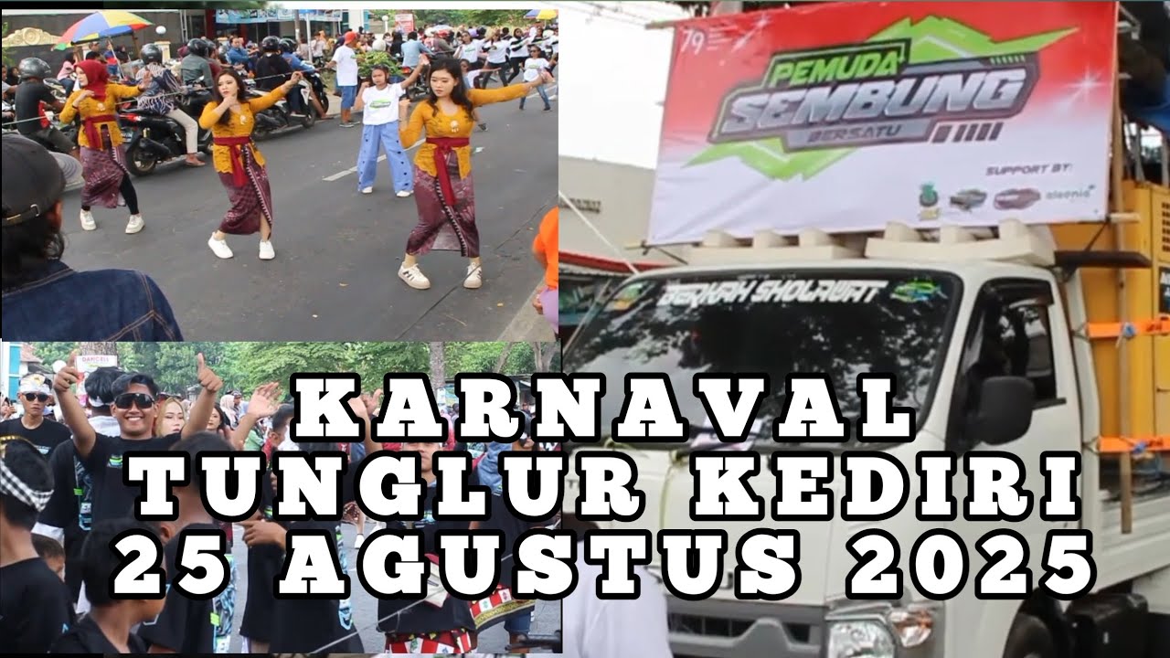 KARNAVAL DESA TUNGLUR, KEC BADAS, KAB KEDIRI  // minggu 25 Agustus 2024
