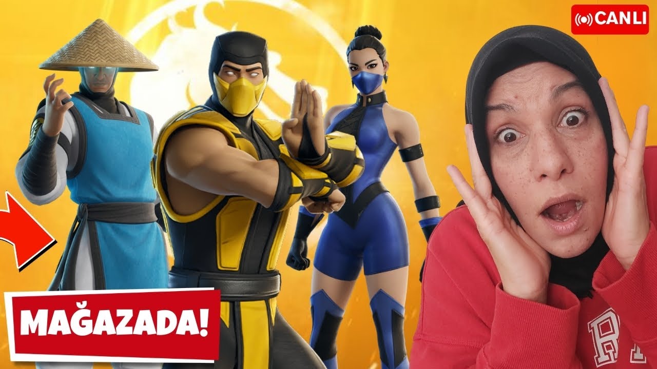 🔥MORTAL KOMBAT Paketi Fortnite MAĞAZADA | Reload & Battle Royale CUSTOM CANLI!