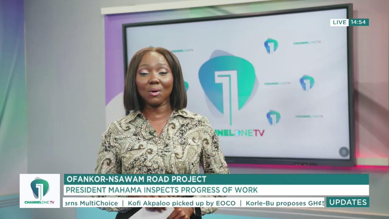 LIVE! Ofankor- Nsawam Road Project - President Mahama Inspects Progress of Work