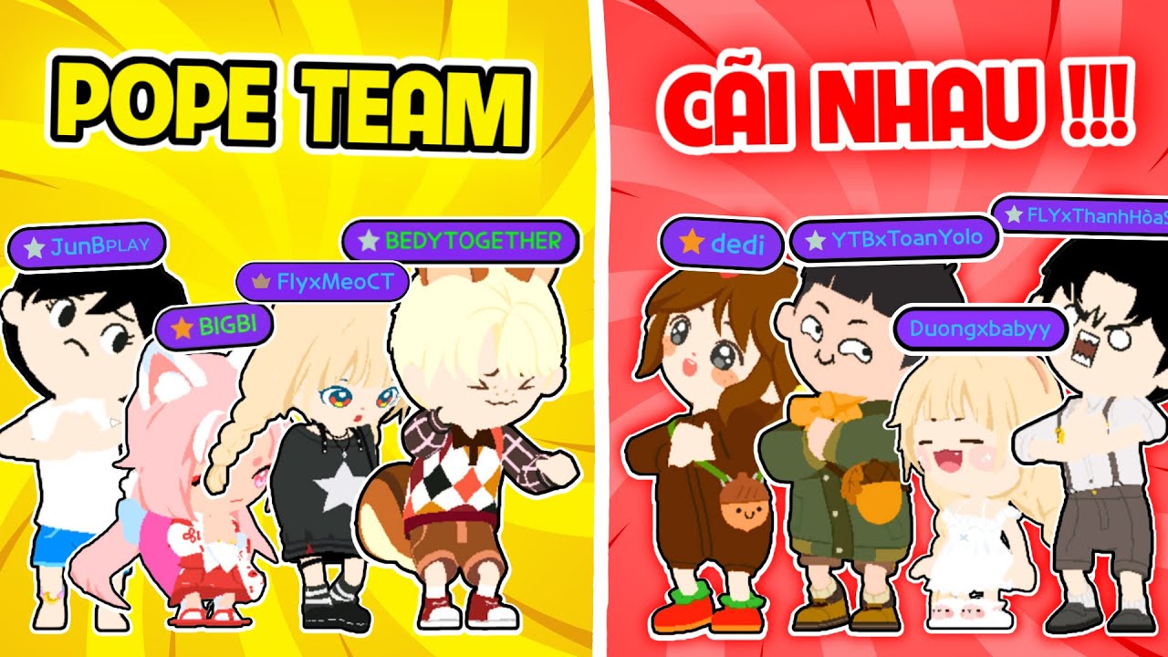 PLAY TOGETHER | BEDY THẬT BUỒN KHI BIẾT FA.N POPE TEAM CÃI NHAU VÌ LÝ DO NÀY