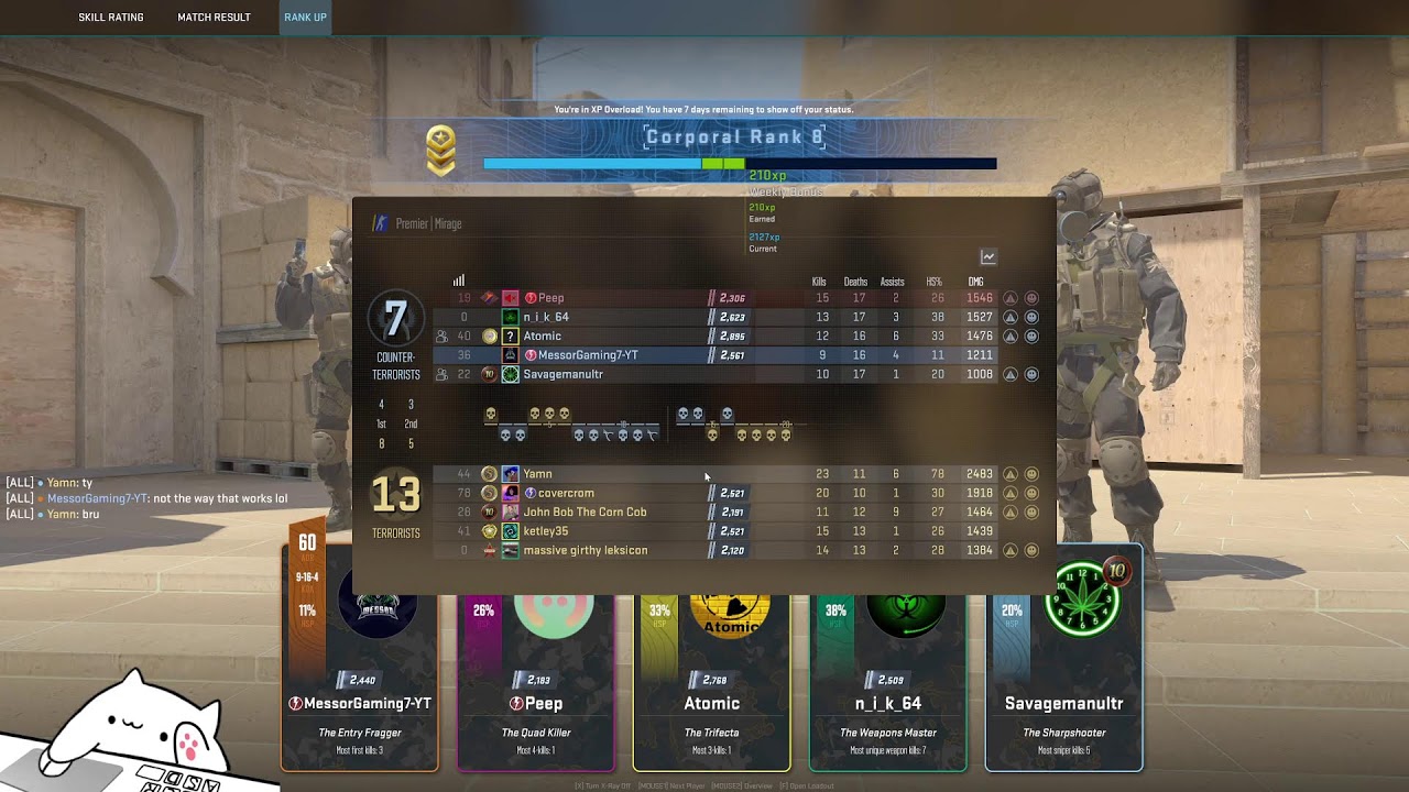 Going for Tin Can 5. Solo Que Premier