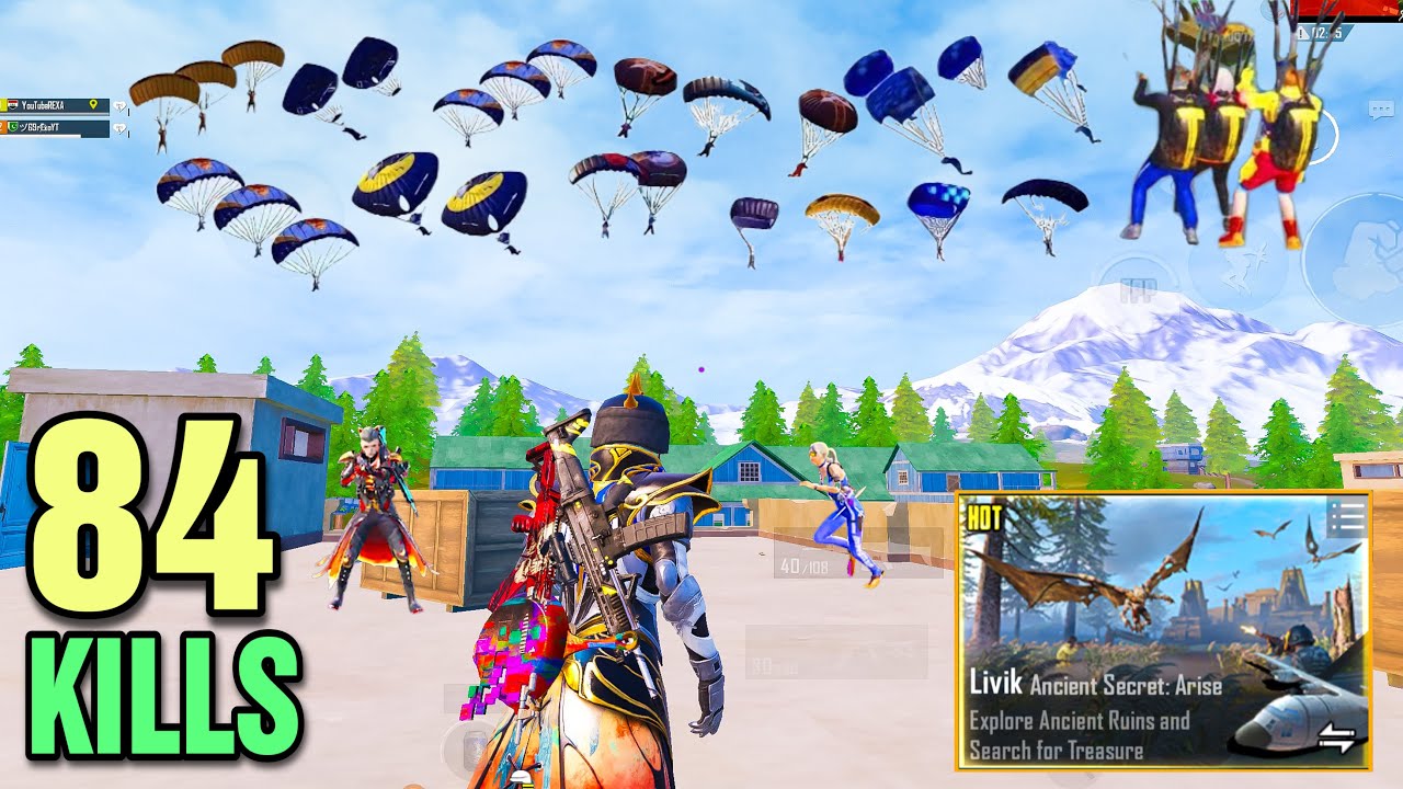 84 Kills!! NEW LIVIK HIGHLIGHTS HANDCAM #39 - PUBG MOBILE