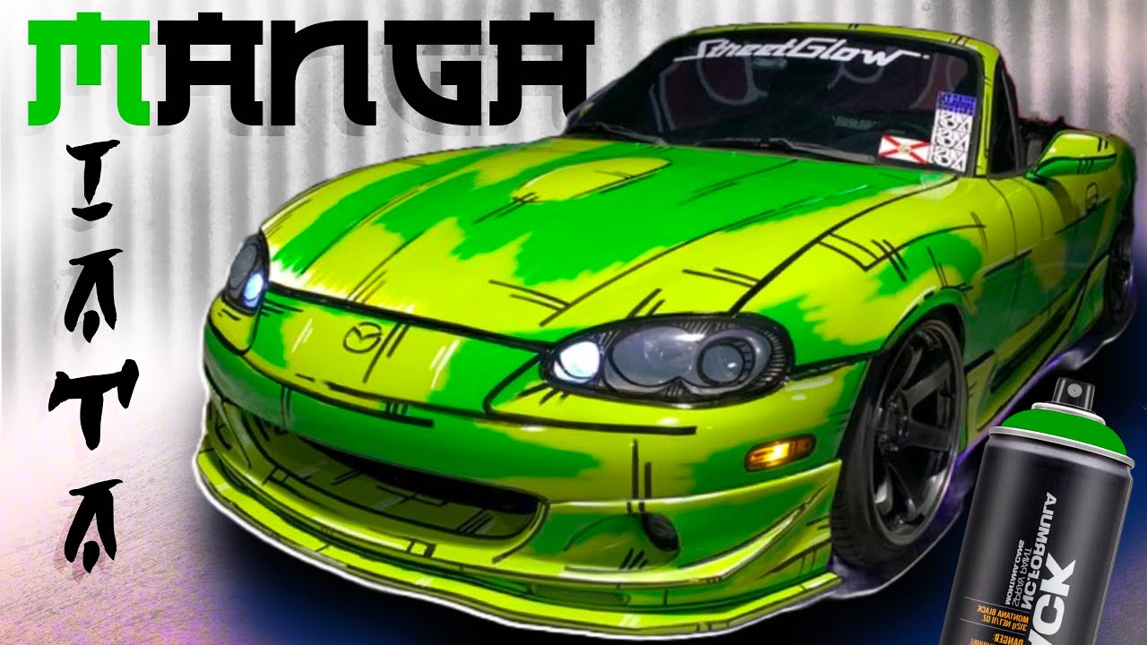 Mazda Miata Initial D Style Paint Job