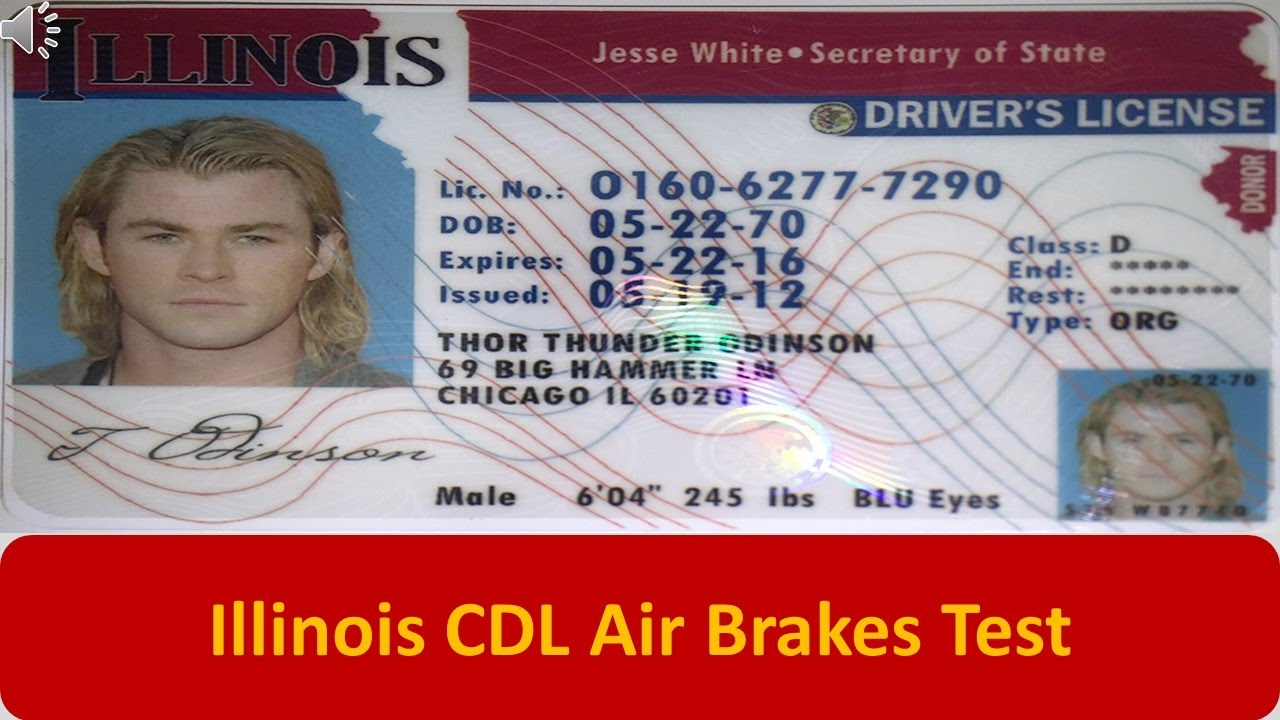 Illinois CDL Air Brakes Test