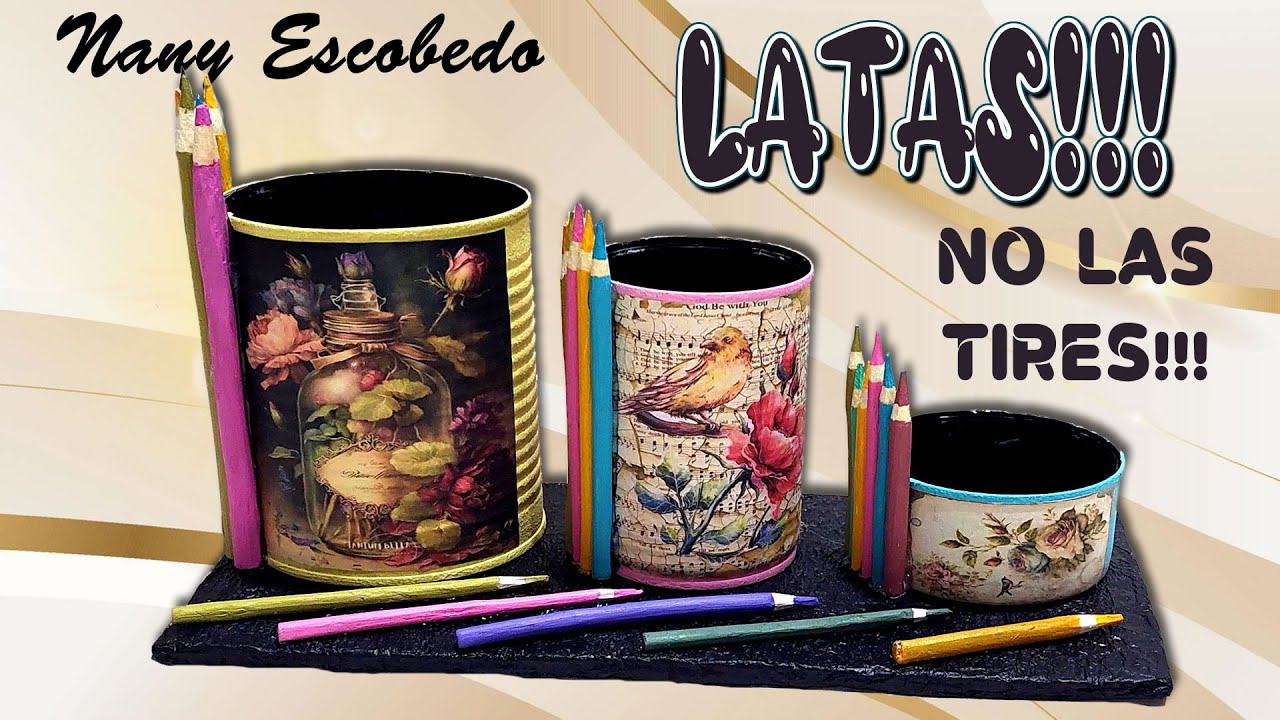 LATAS!!! NO LAS TIRES 🥫🥫🥫