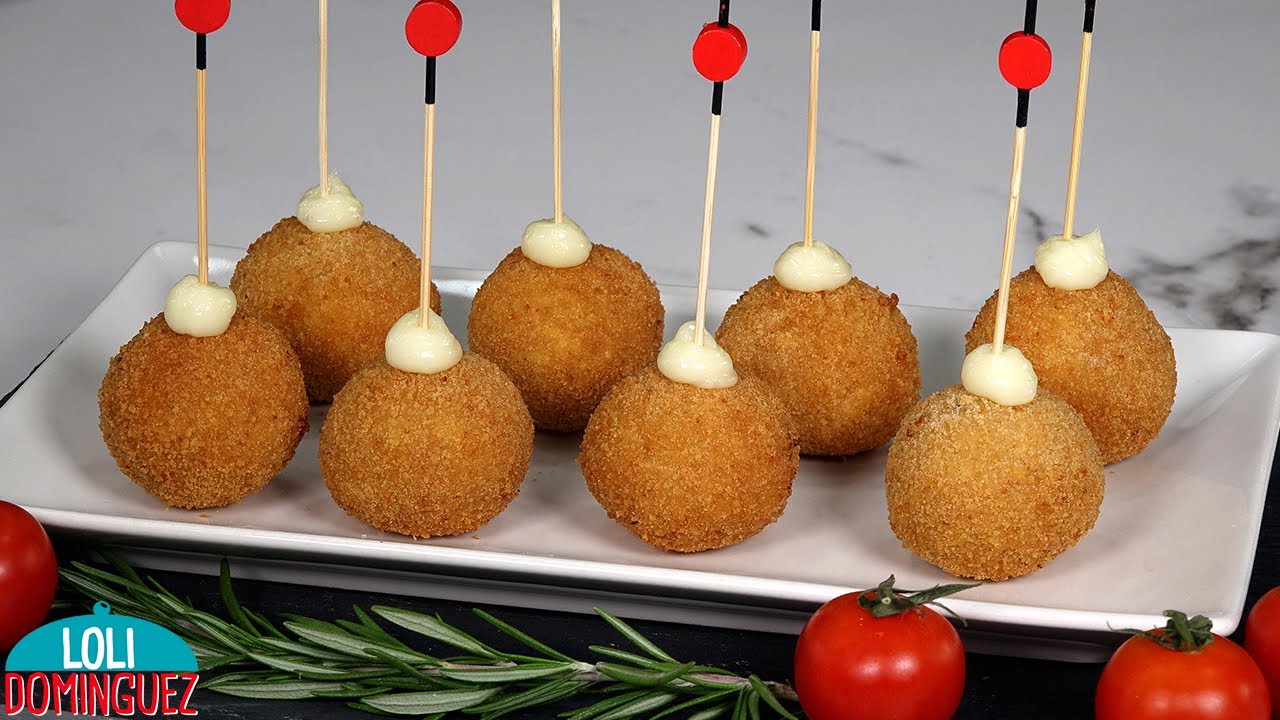 CROQUETAS DE GAMBAS O CAMARONES, APERITIVO ESPECIAL NAVIDAD - Loli Domínguez - Recetas de Navidad