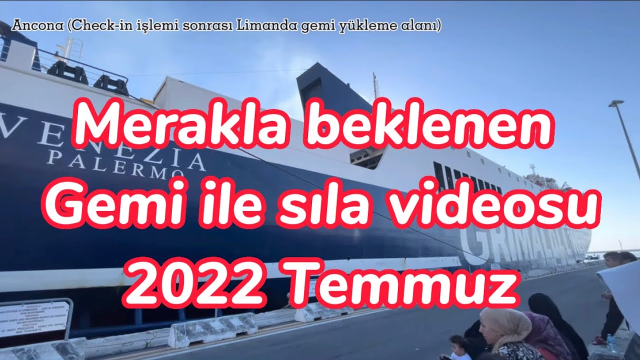 Belçika’dan Türkiye’ye Gemi ile Sıla Yolu videosu  Bölüm-1 #sılayolu #gemilesılayolu #gurbetyolu