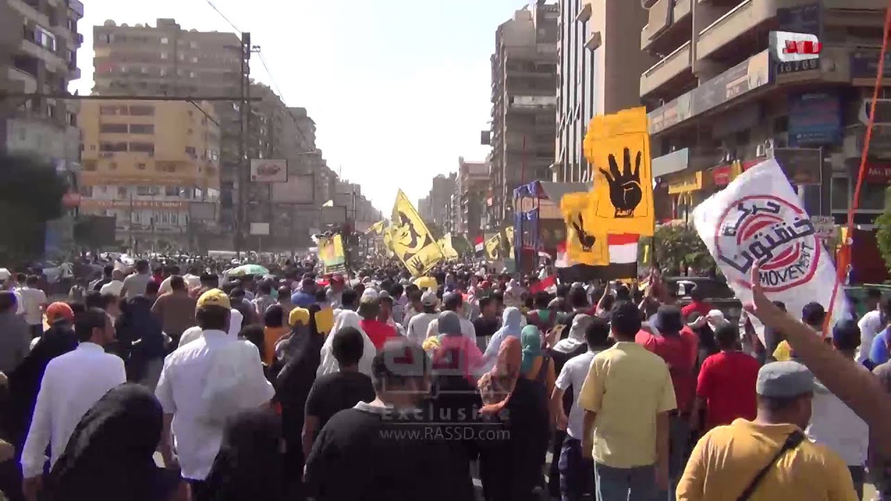 مسيرة مسجد السلام بمدينة نصر الى مداخل رابعة