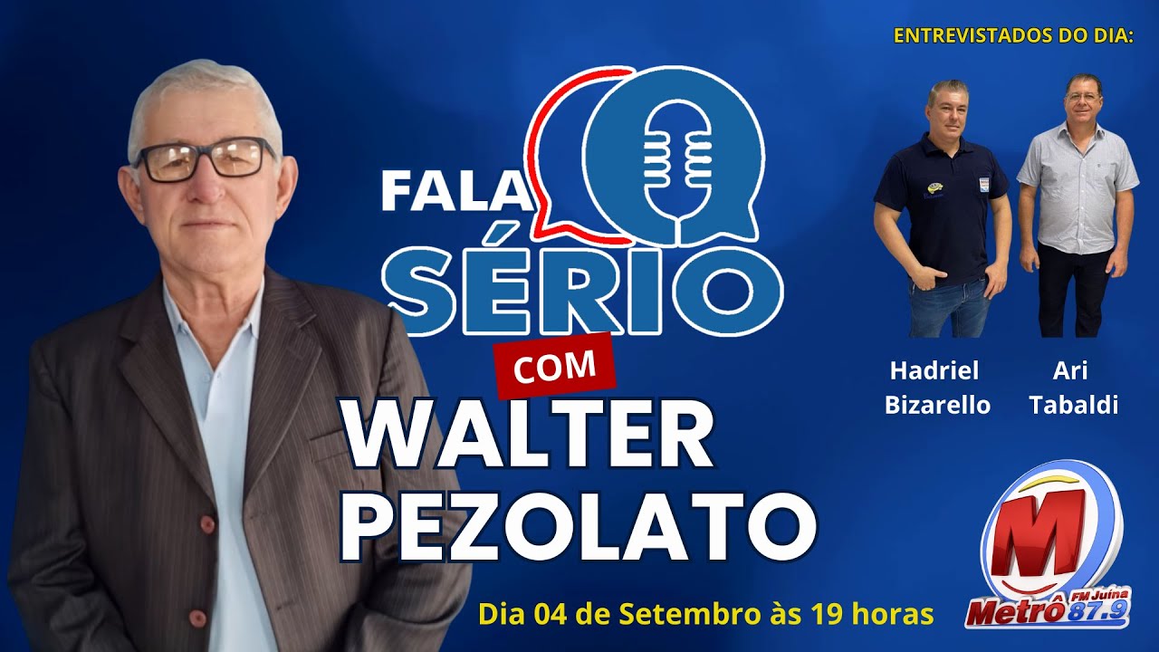 FALA SÉRIO - CONV ARI TABALDI E HADRIEL BIZARELLO - PODCAST METRÔ 04-09-2024