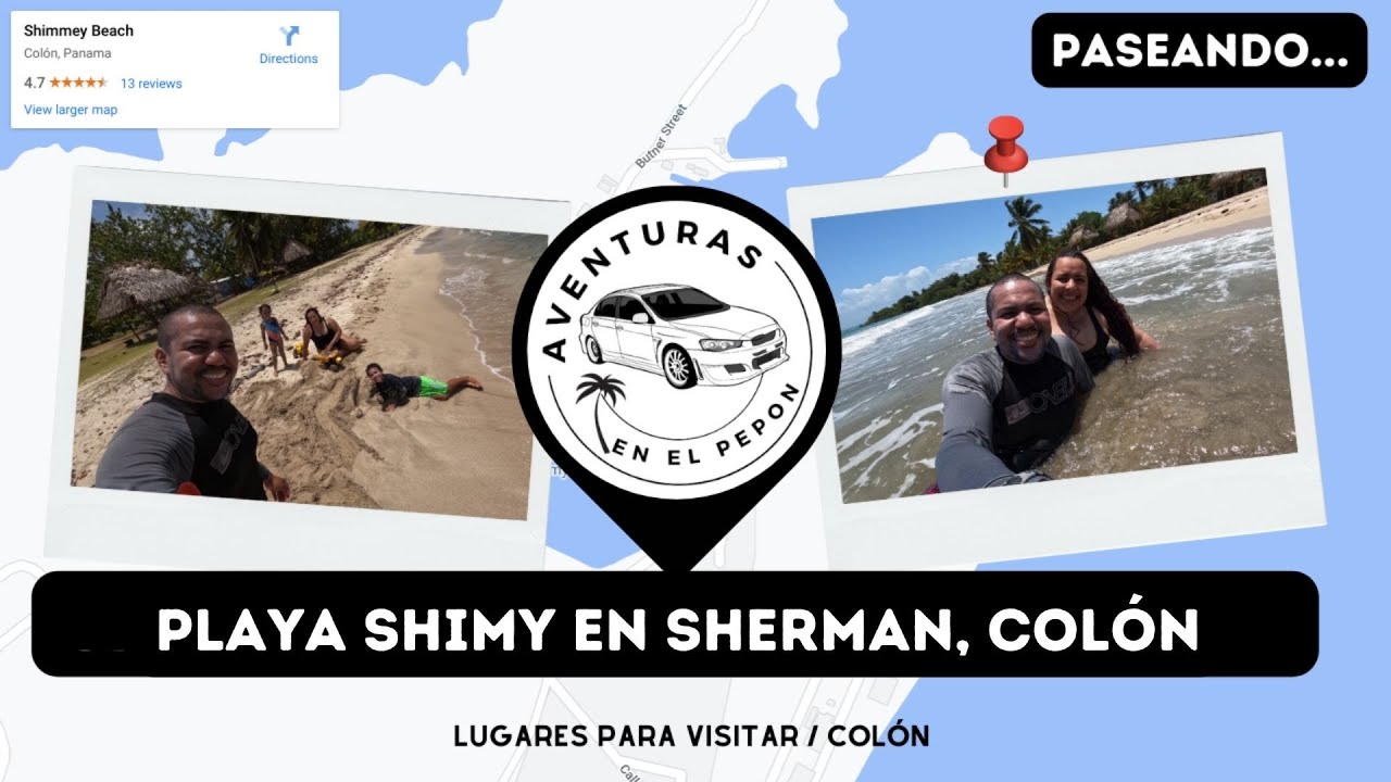 Playa Shimy 🏝️ en Sherman, Colón | 🇵🇦