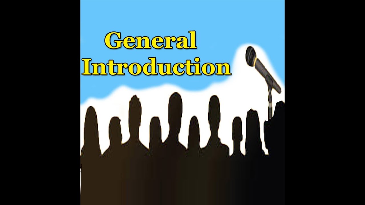 Public Speaking [ Semester 03 ]: General Intro مـقــدمــة عـامـة (1)