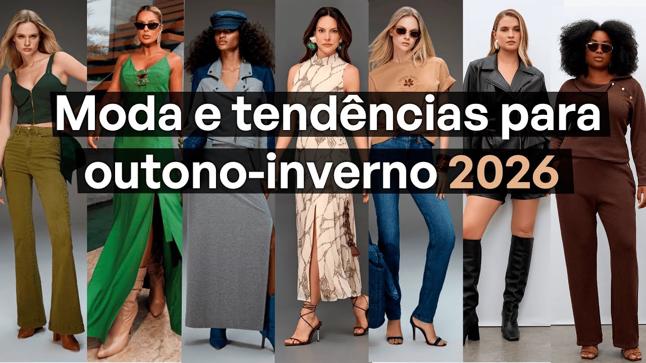 Moda e tendências para outono - inverno 2026.