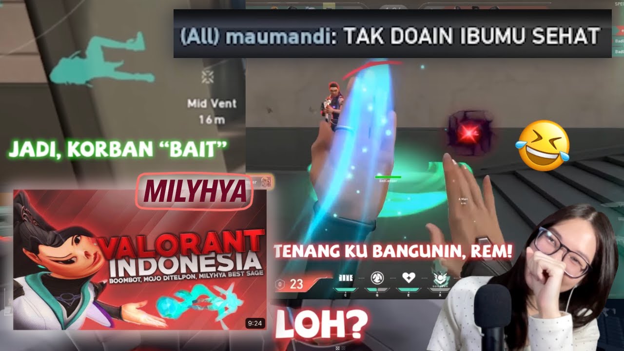 AKU HARUS BELAJAR SAGE DARI DIA, BIAR BISA REVIVE TEMEN DEPAN ENEMY || VALORANT INDONESIA - MILYHYA