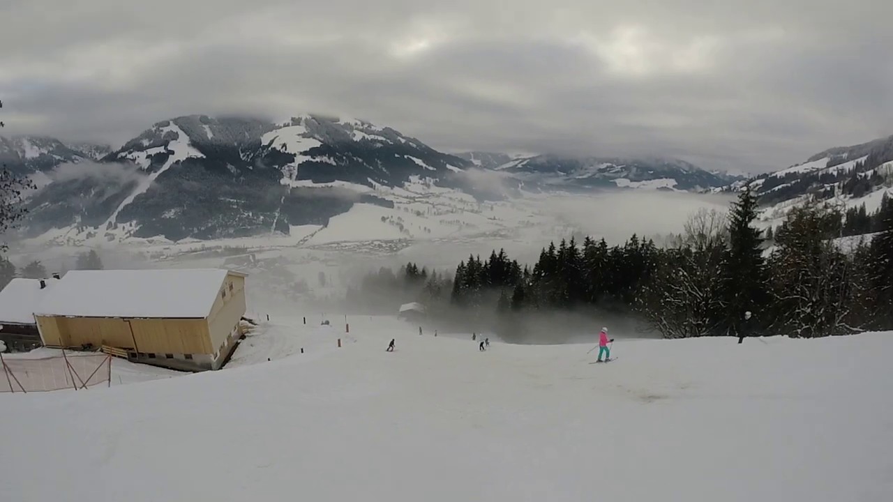 Skiwelt 2019, Brixen - Blue 6a, Red 1b, valley descent