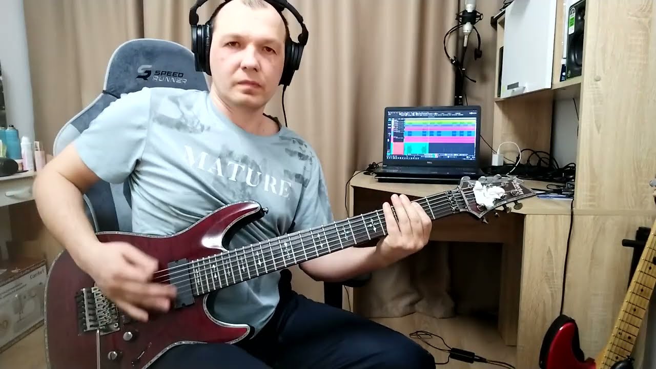 Astral Space Inc - Чужой контроль  instrumental guitar cover  playthrough