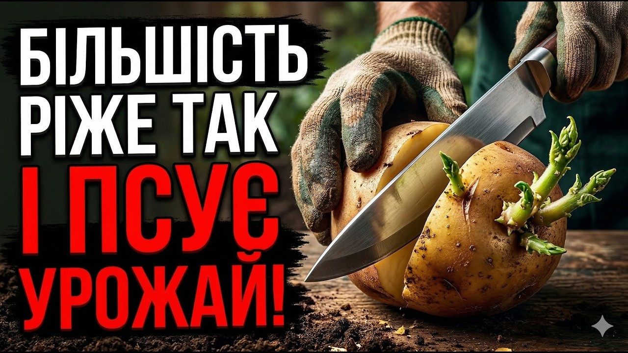 Майже всі ПОМИЛЯЮТЬСЯ! Чи потрібно РІЗАТИ картоплю і як не ВТРАТИТИ врожай?