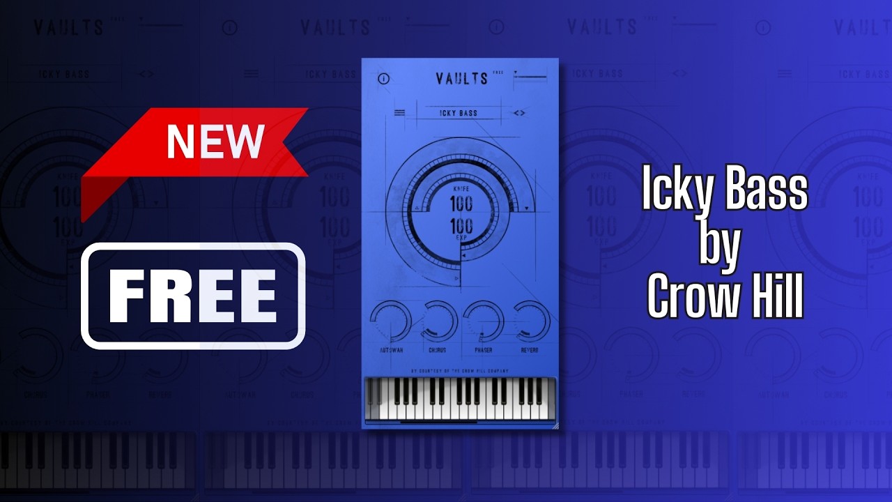 This NEW FREE VAULTS is AMAZING! Icky Bass by Crow Hill - Sound Demo