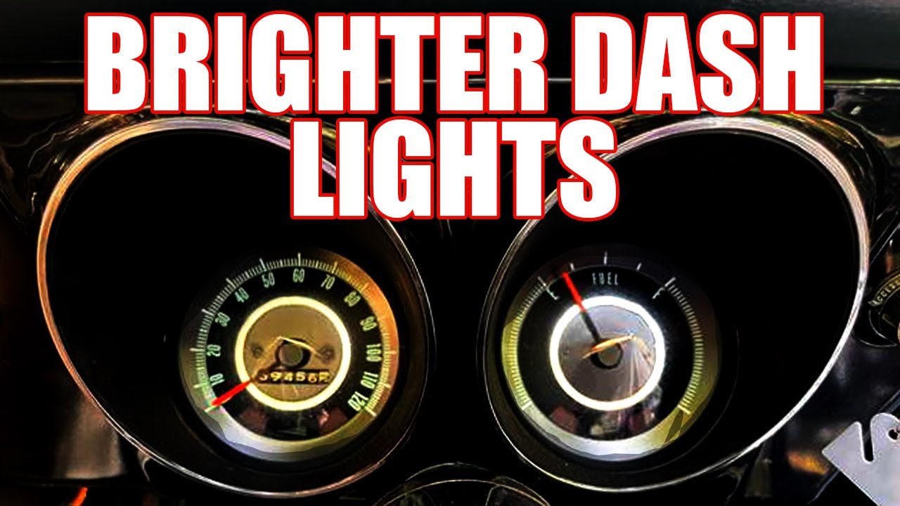 How to Fix Dim Dash Lights - How to replace dashboard lights