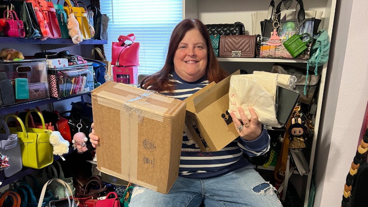 Посмотрите, как я распаковываю свою новую сумочку: Labubu, She Said Yes и Hacipupu!!