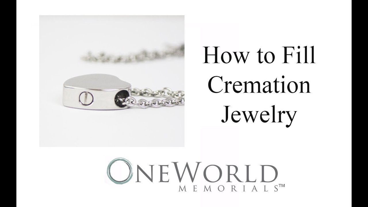How to Fill Cremation Jewelry