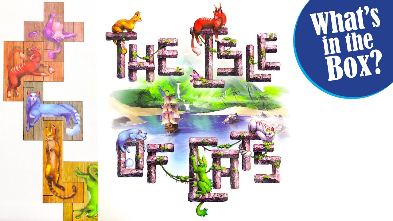 THE ISLE OF CATS Board Game Kickstarter Unboxing