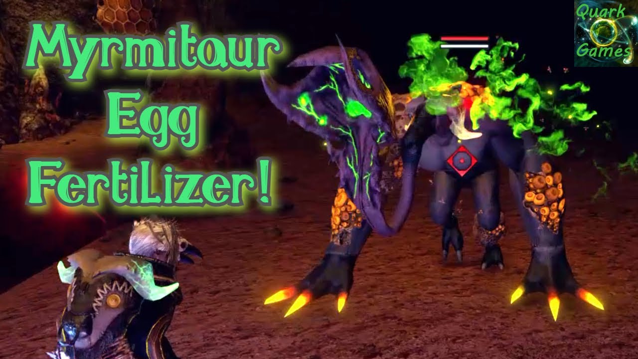 Outward Three Brothers DLC- Ep. 4- Myrmitaur Egg Fertilizer and Fighting the Matriarch Myrmitaur!