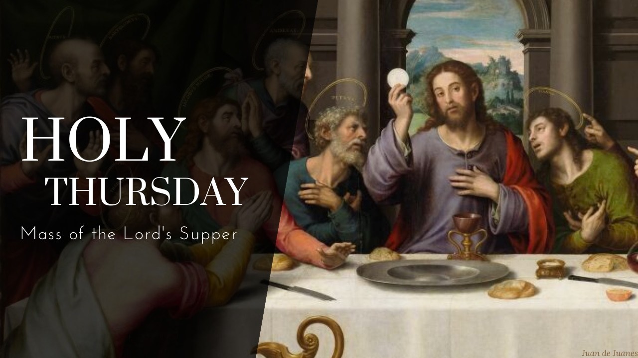 Holy Thursday - Mass of the Lord's Supper - LIVE! 7:00PM Apr 2, 2026 [HD]
