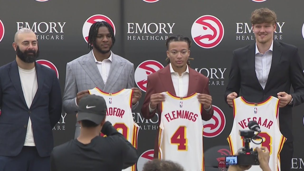 Hawks introduce new NBA Draft picks to Atlanta