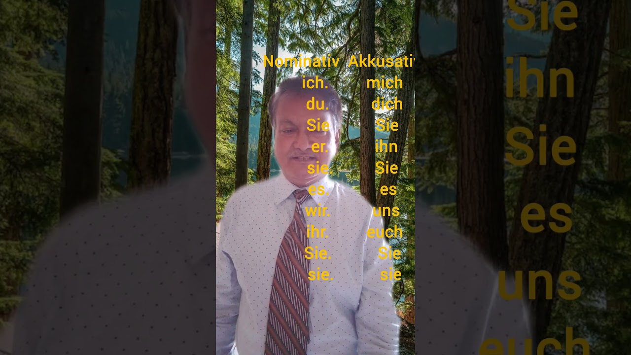 Akkusativ Pronomen || Languages with Nature |