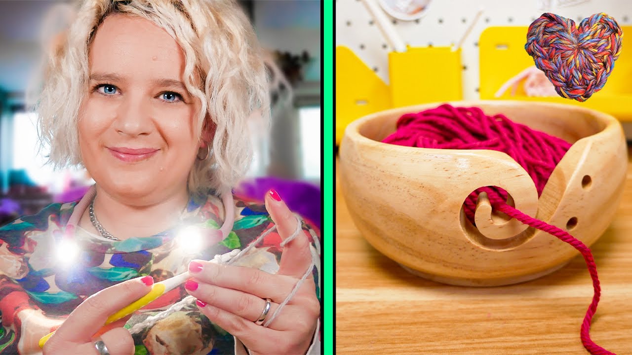 Häkel & Strick Zubehör im Test | Häkel Lampe & Wollschale | Weihnachts Geschenk Ideen